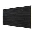 Siding metal negru pentru case
